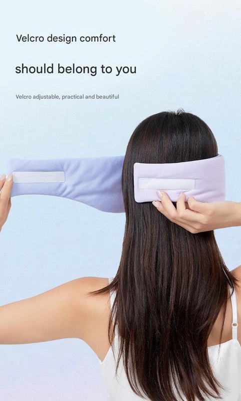 Grey Reversible All - Season Sleep Mask - Cooling & Warming with Sound Muffling Ear Covers Function - RnR Galore