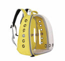 Grey Stylish Transparent PVC Pet Carrier Backpack - Large Capacity, Multi - Use for Birds & Cats(Including Wooden Stick) - RnR Galore