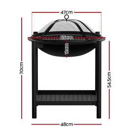 Grillz Fire Pit BBQ Grill 2 - in - 1 Outdoor - RnR Galore