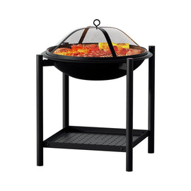 Grillz Fire Pit BBQ Grill 2 - in - 1 Outdoor - RnR Galore