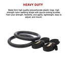 Gymnastic Rings – Adjustable Exercise Training Rings for Home & CrossFit Workouts - RnR Galore