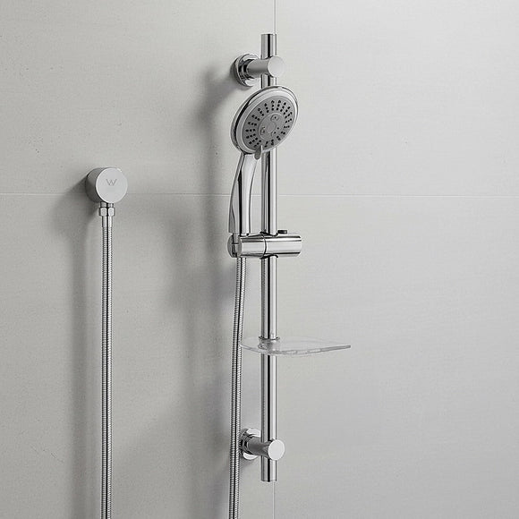 Hand Held Shower Rail Soap Dish Bathroom Set - RnR Galore