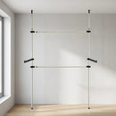 Heavy Duty Adjust Clothes Rail Storage Garment Shelf Hanging Display Stand Rack - RnR Galore
