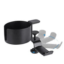 Heavy - Duty All - Metal Desk Clamp with 360 - Degree Swivel Headphone Hanger & Cup Holder(black) - RnR Galore