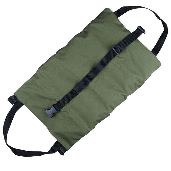 Heavy - Duty Canvas Tool Roll Up Bag & Organizer Tote - Multi - Pocket Wrench & Tool Pouch(Green) - RnR Galore