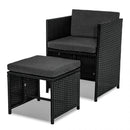 Horrocks 8 Seater Outdoor Dining Set - Black - RnR Galore