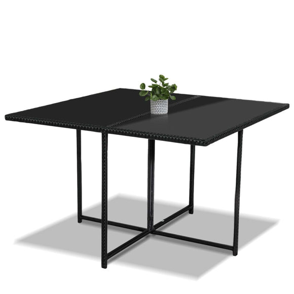 Horrocks 8 Seater Outdoor Dining Set - Black - RnR Galore