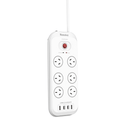 Huntkey SAC607C 6 Outlets Surge Protector Powerboard with 2x USB - A & 2x USB - C - RnR Galore