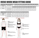 HUSKI Mens Cargo Shorts Work Casual Workwear - Bone - 3XL (107cm Waist) - RnR Galore