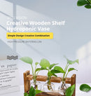 HydroponicWoodenFramewithSnap - On - SphericalSingleBottle - RnR Galore