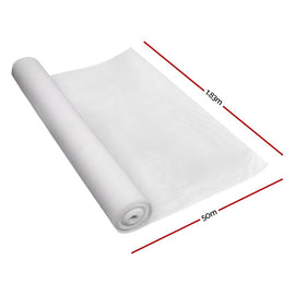 Instahut 50% Shade Cloth 1.83x50m Shadecloth Garden White - RnR Galore