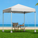 Instahut Gazebo 2x2m Outdoor Patio Garden Marquee Shade w/ Base Pods White - RnR Galore