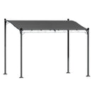 Instahut Gazebo Marquee 3m Outdoor Event Wedding Tent Camping Party Shade Iron Art Canopy Grey - RnR Galore