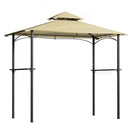 Instahut Gazebo Outdoor Patio Marquee BBQ Grill Shelter Garden Shade Hooks Beige - RnR Galore