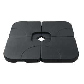Instahut Outdoor Umbrella Base 50cm 4 Plates Stand Pod Cantilever - RnR Galore