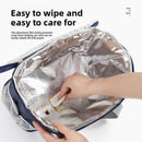 Insulated Lunch Bag Thermal Cooler Tote with Adjustable Shoulder Strap Waterproof Lining for Work School & Picnics Purple Small - RnR Galore