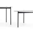 Interior Ave - Bianco Nested Coffee Table Set - White Marble Stone - RnR Galore