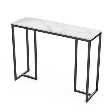 Interior Ave - Stone Marble Console - Marble & Black - RnR Galore
