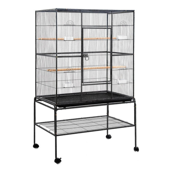 i.Pet Bird Cage Large Cages 160cm Parrot Aviary Stand - Alone Budgie Wheels Castor - RnR Galore