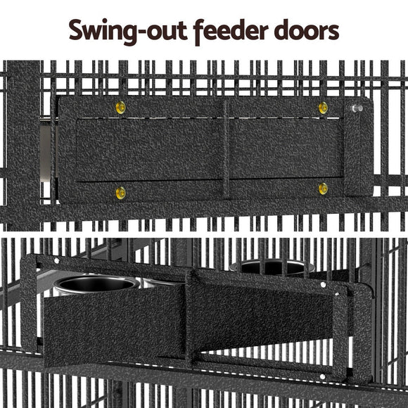 i.Pet Bird Cage Large Walk - in Aviary Budgie Perch Cage Parrot Pet Huge 203cm - RnR Galore