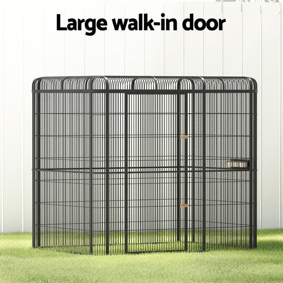 i.Pet Bird Cage Large Walk - in Aviary Budgie Perch Cage Parrot Pet Huge 203cm - RnR Galore