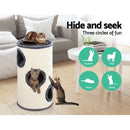 i.Pet Cat Tree 70cm Scratching Post Tower Scratcher Trees Wood Condo House Toys - RnR Galore