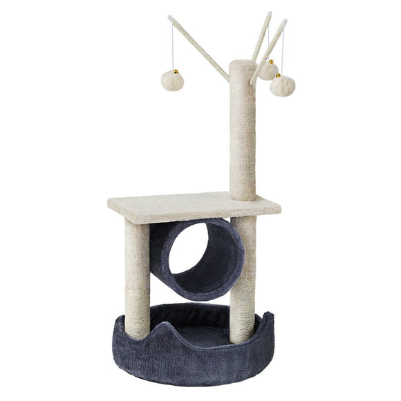 i.Pet Cat Tree 76cm Scratching Post Tower Scratcher Condo House Hanging toys - RnR Galore
