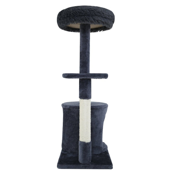 i.Pet Cat Tree 94cm Scratching Post Tower Scratcher Condo House Wood Trees Grey - RnR Galore