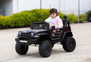 Jeep Inspired Remote Controlled Ride - on Electric Car (Black) - RnR Galore