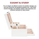 Jewellery Storage Box Girls Rings Necklaces Display Organiser Storage Case - RnR Galore