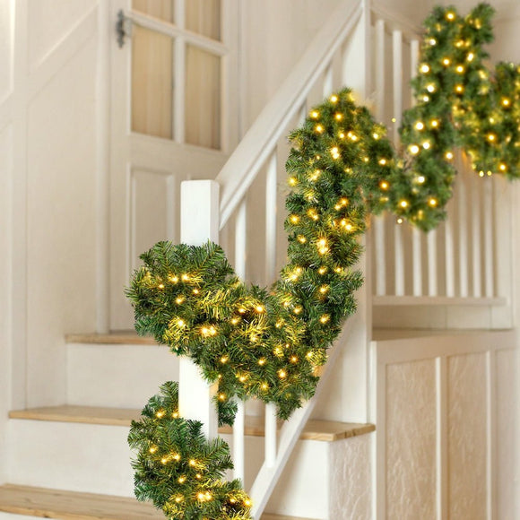 Jingle Jollys 10M Christmas Garland LED Lights Party Xmas Decorations 700 TIPS - RnR Galore