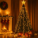 Jingle Jollys 2.5M Christmas Lights Waterfall String Light 300 LED Star Topper - RnR Galore