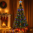 Jingle Jollys 2.5M Christmas Lights Waterfall String Light 300 LED Star Topper - RnR Galore