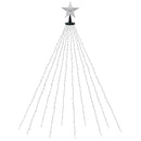 Jingle Jollys 2.5M Christmas Lights Waterfall String Light 300 LED Star Topper - RnR Galore