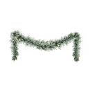 Jingle Jollys 3M Christmas Garland Pre - lit LED Lights Snow Frosted Tips Decor - RnR Galore