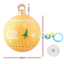 Jingle Jollys Christmas Inflatable Ball 60cm Led Illuminated Xmas Decoration - RnR Galore