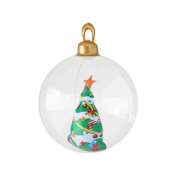 Jingle Jollys Christmas Inflatable Ball 60cm Tree Decoration Giant Bauble Clear - RnR Galore