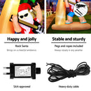 Jingle Jollys Christmas Inflatable Santa Guitar 2.1M Led Illuminated Decorations - RnR Galore