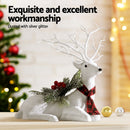 Jingle Jollys Christmas Reindeer 32cm Glitter Deer Ornaments Party Decorations - RnR Galore