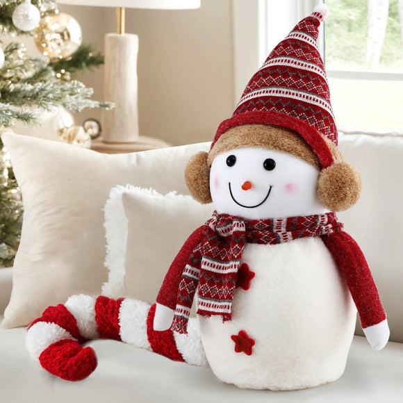 Jingle Jollys Christmas Snowman Handicraft Ornaments Party Decorations 45cm - RnR Galore