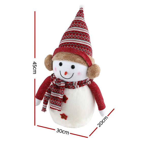 Jingle Jollys Christmas Snowman Handicraft Ornaments Party Decorations 45cm - RnR Galore