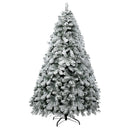 Jingle Jollys Christmas Tree 1.8m Snow Flocked Xmas Tree Decorations 468 Tips - RnR Galore