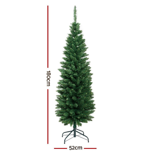 Jingle Jollys Christmas Tree 1.8m Xmas Tree Decorations Green 300 Tips - RnR Galore