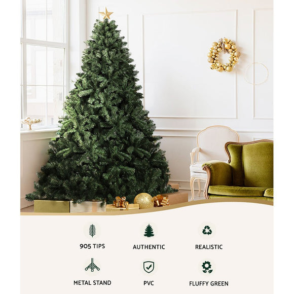 Jingle Jollys Christmas Tree 2.1m Green Xmas Tree Decorations 905 Tips - RnR Galore