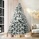 Jingle Jollys Christmas Tree 2.1m Snow Flocked Xmas Tree Decorations 780 Tips - RnR Galore
