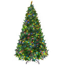 Jingle Jollys Christmas Tree 2.1m Xmas Tree Decoration 8 Light Mode Multi Colour - RnR Galore