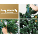Jingle Jollys Christmas Tree 2.4m Snowy Xmas Tree Decoration 1225 Tips - RnR Galore