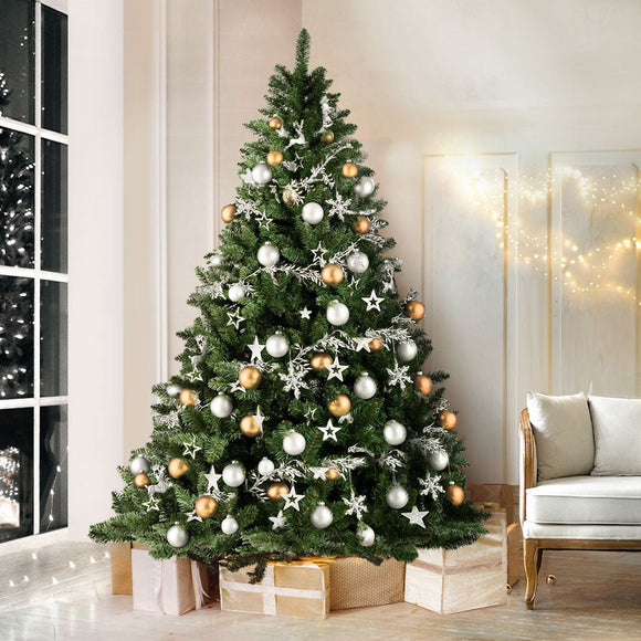 Jingle Jollys Christmas Tree 2.7m Green Xmas Tree Decorations 1590 Tips - RnR Galore