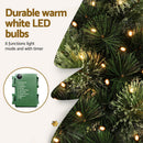 Jingle Jollys Christmas Tree 60CM Mini Tabletop 8 Light Modes Timer Xmas Tree - RnR Galore