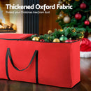 Jingle Jollys Christmas Tree Storage Bag Fits Up to 8ft Tree Xmas Bag Red - RnR Galore
